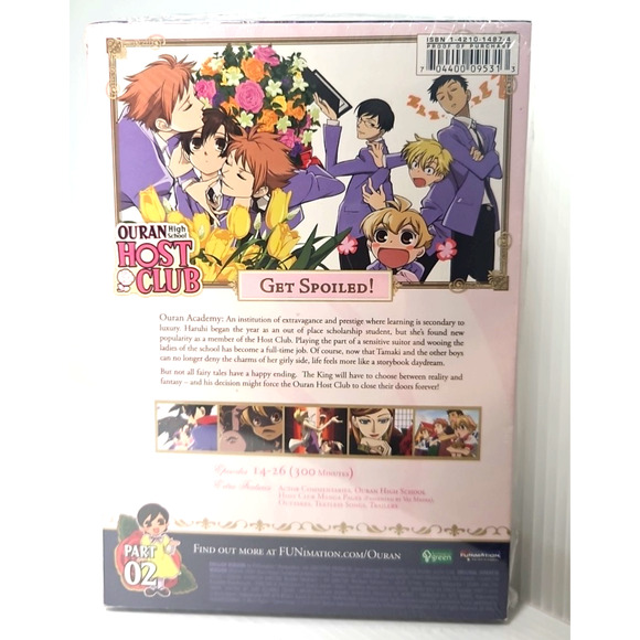 Ouran High School Host Club Season 1 / Part 1 & 2 / 4-DVD combo! Funimation NEW - Picture 2 of 4